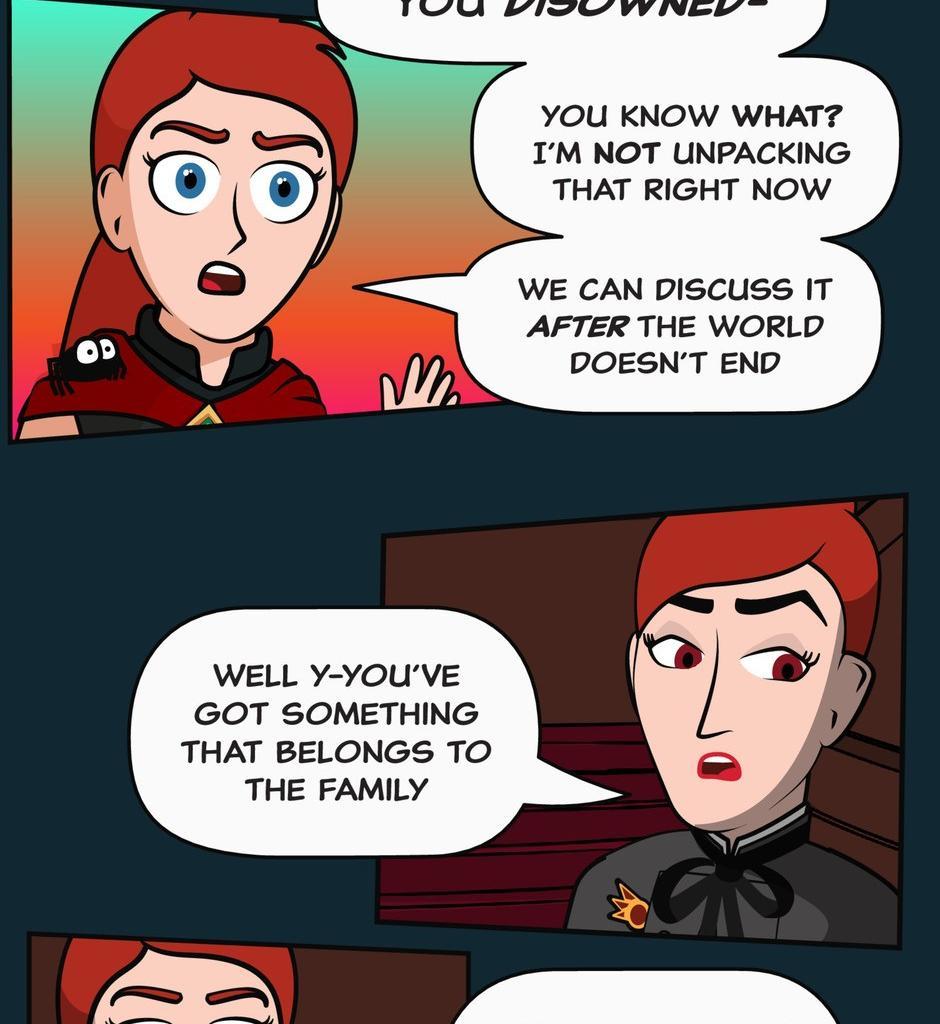 Hexica Spellfire - Episode 35, Page 1: Chapter35 - Prodigal... Something