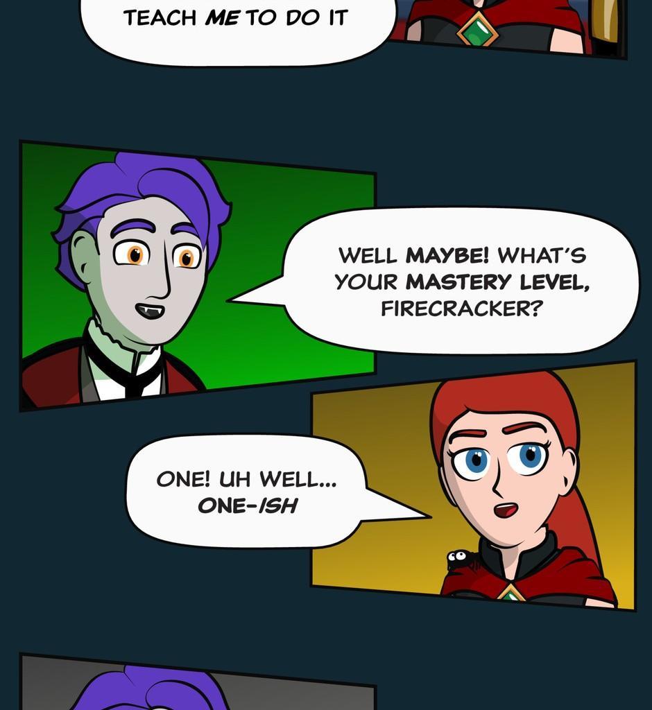 Hexica Spellfire - Episode 35, Page 1: Chapter35 - Prodigal... Something