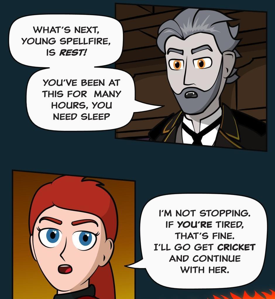 Hexica Spellfire - Episode 36, Page 1: Chapter36 - For Whom it Counts Down