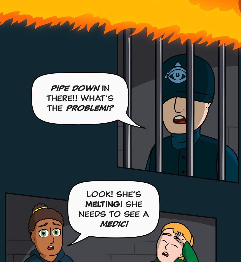 Hexica Spellfire - Episode 38, Page 1: Chapter38 - Burn