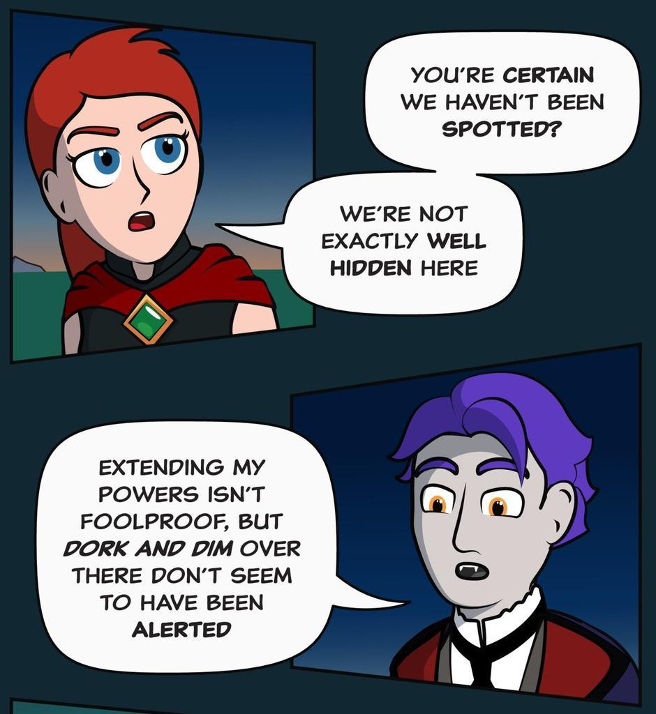 Hexica Spellfire - Episode 38, Page 1: Chapter38 - Burn