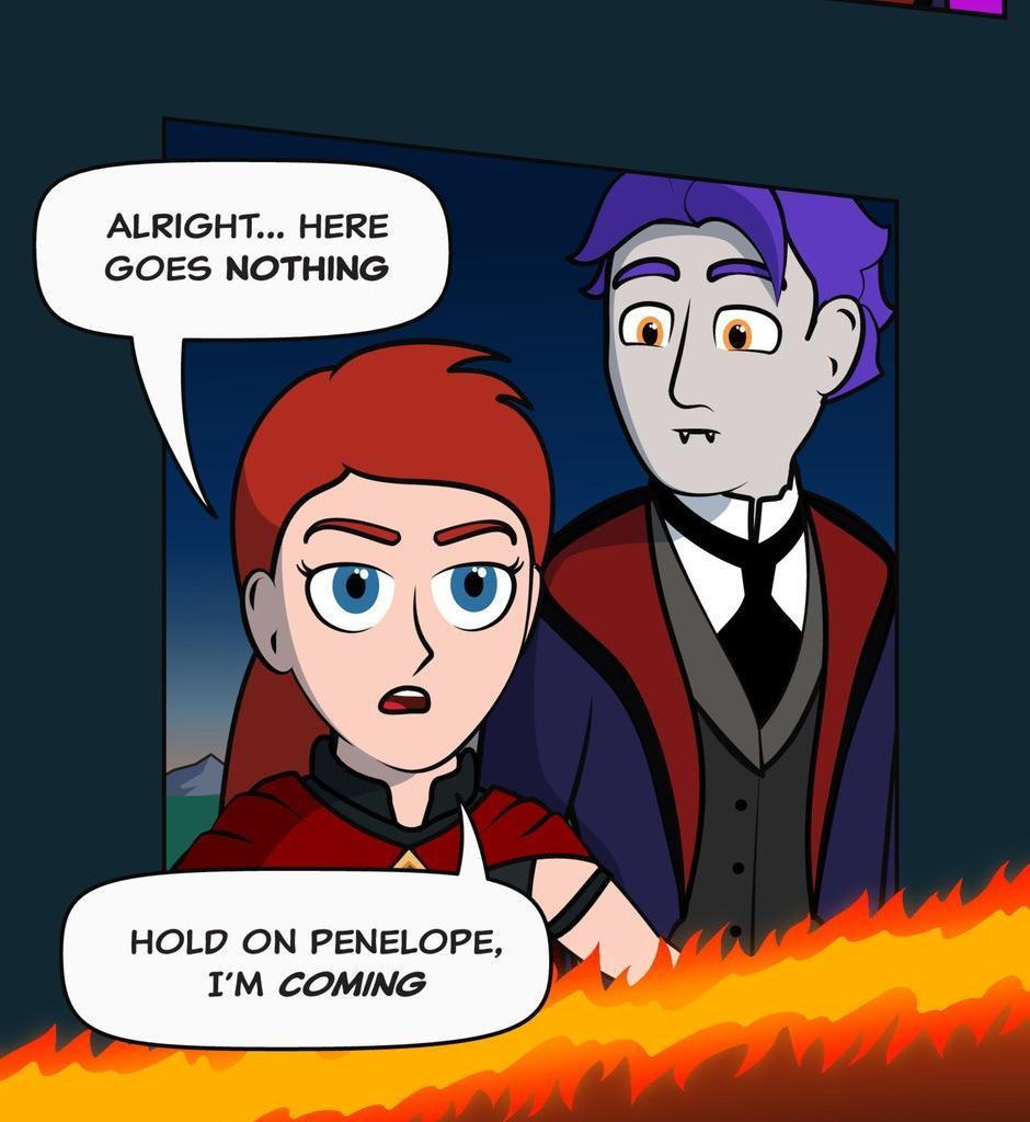 Hexica Spellfire - Episode 38, Page 1: Chapter38 - Burn