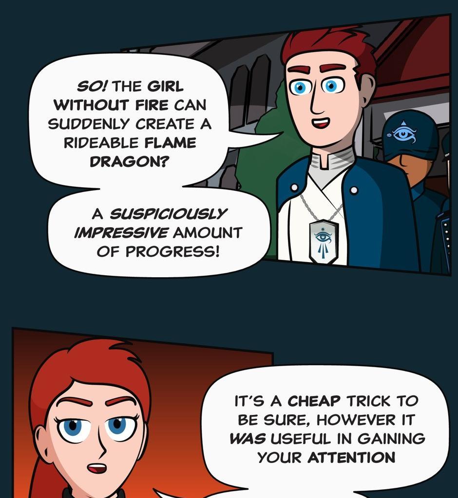 Hexica Spellfire - Episode 38, Page 1: Chapter38 - Burn