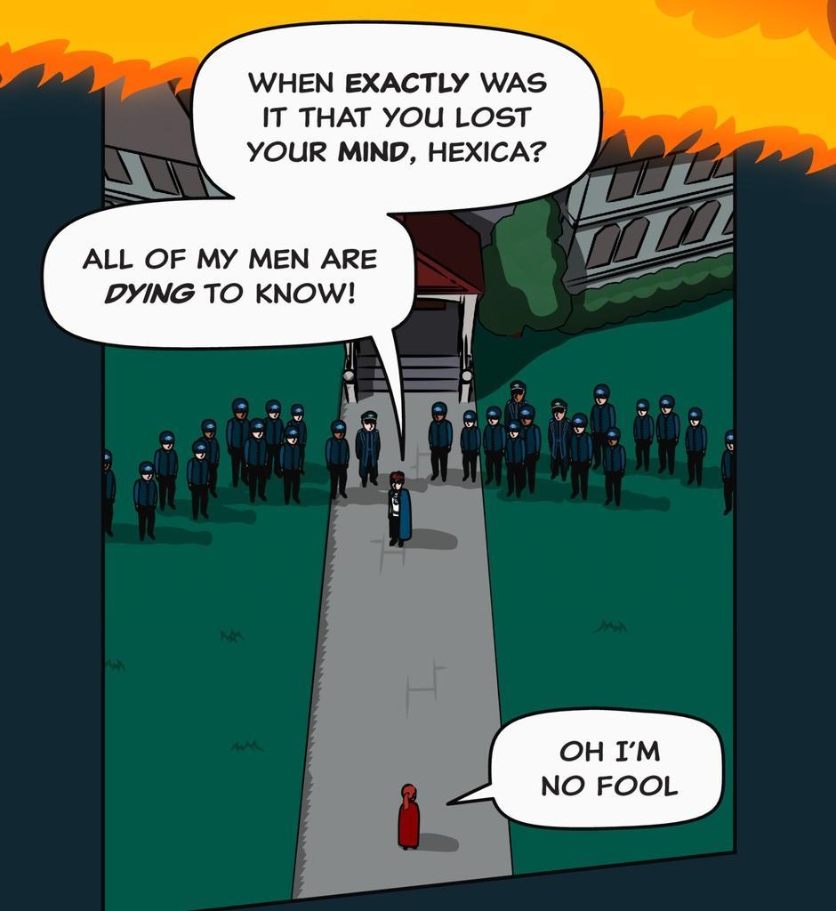 Hexica Spellfire - Episode 39, Page 1: Chapter39 - On Top