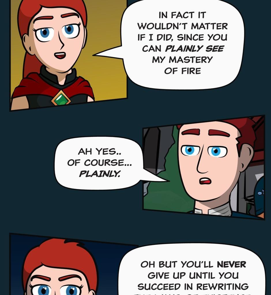 Hexica Spellfire - Episode 39, Page 1: Chapter39 - On Top
