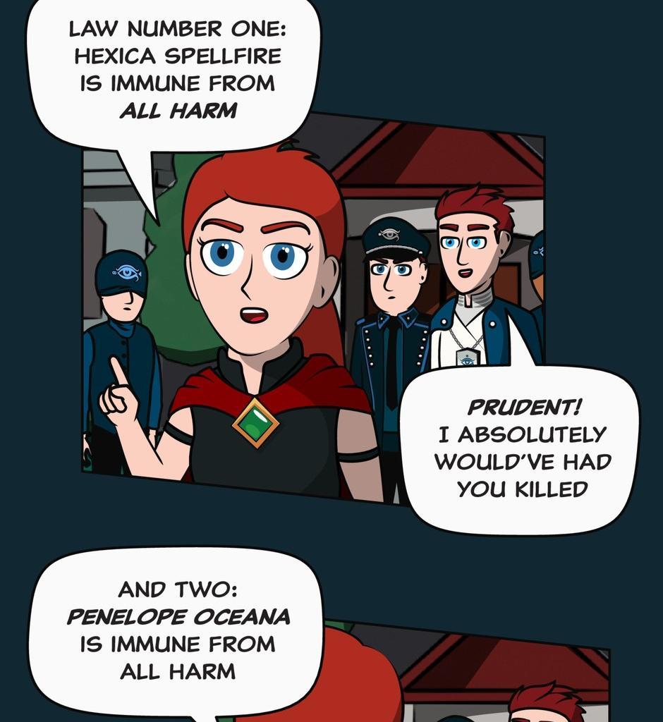 Hexica Spellfire - Episode 39, Page 1: Chapter39 - On Top