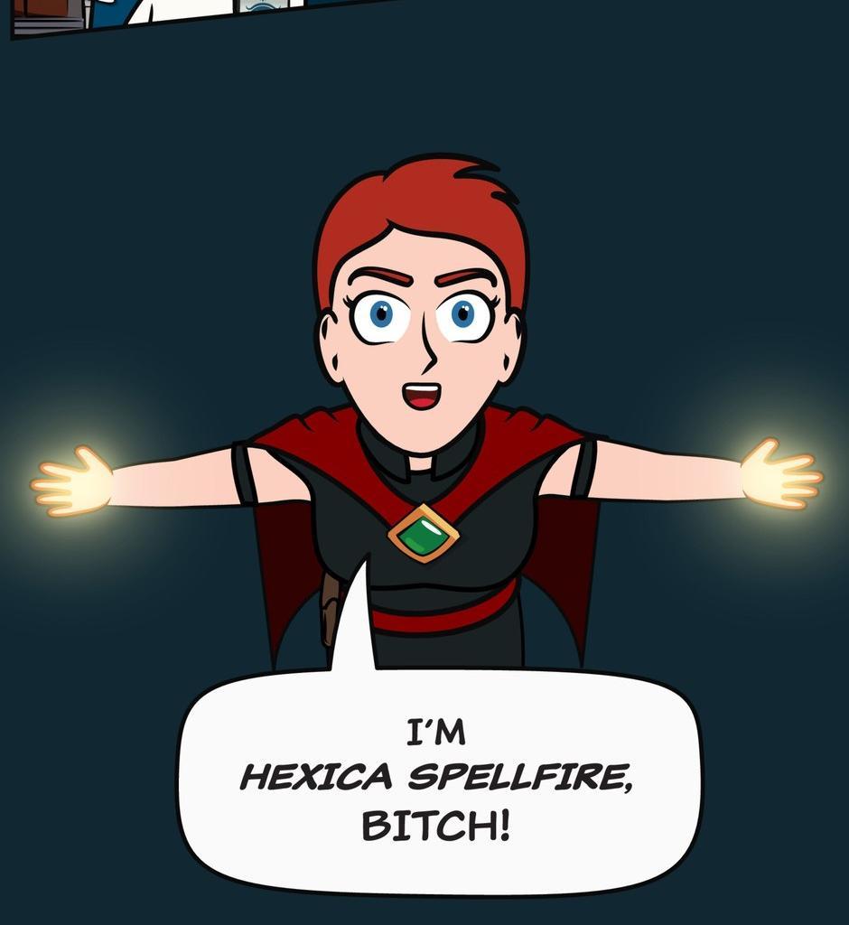 Hexica Spellfire - Episode 39, Page 1: Chapter39 - On Top