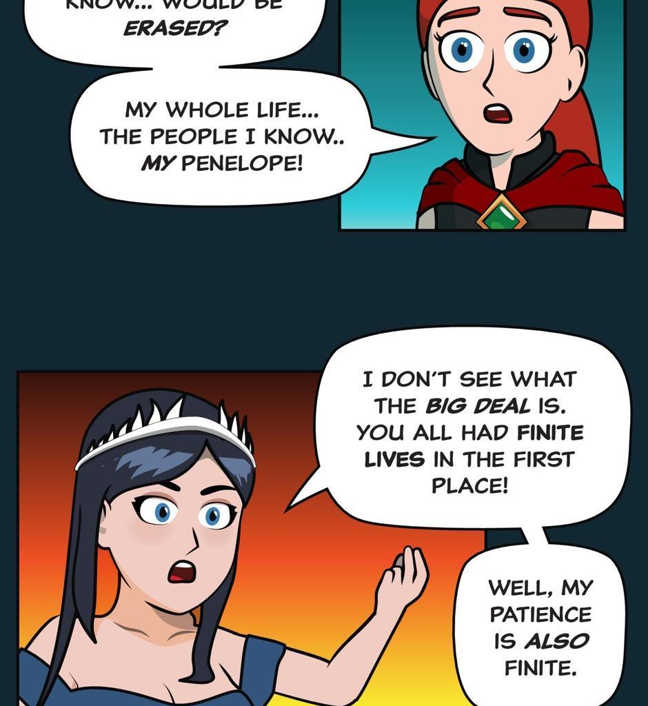 Hexica Spellfire - Episode 42, Page 1: Chapter42 - Life, the Universe, and Everything