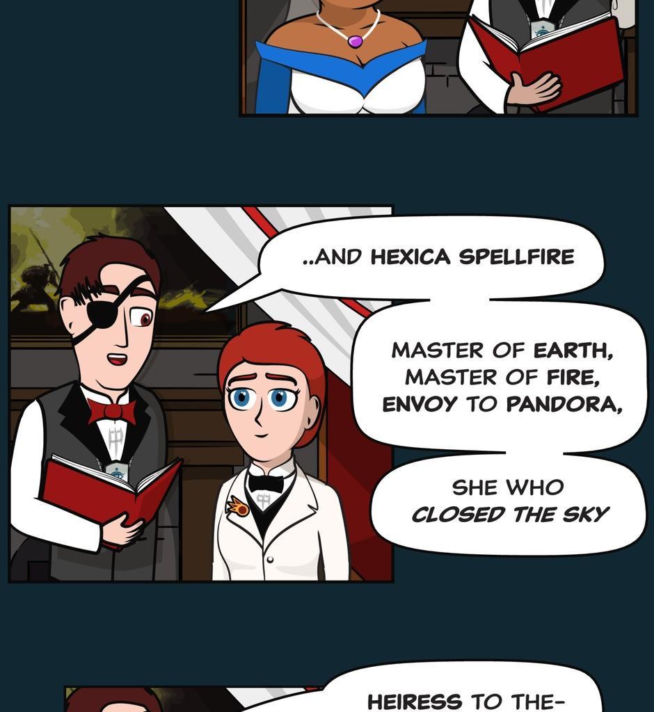 Hexica Spellfire - Episode 43, Page 1: Chapter43 - Epilogue