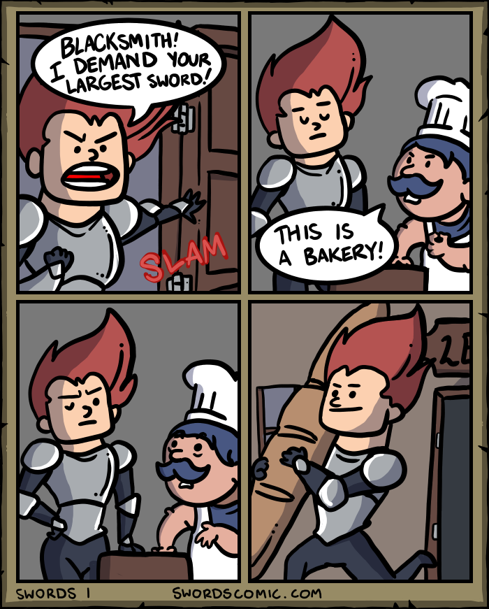 SWORDS - Episode 2, Page 1: 001 ~ The Knight's Loaf
