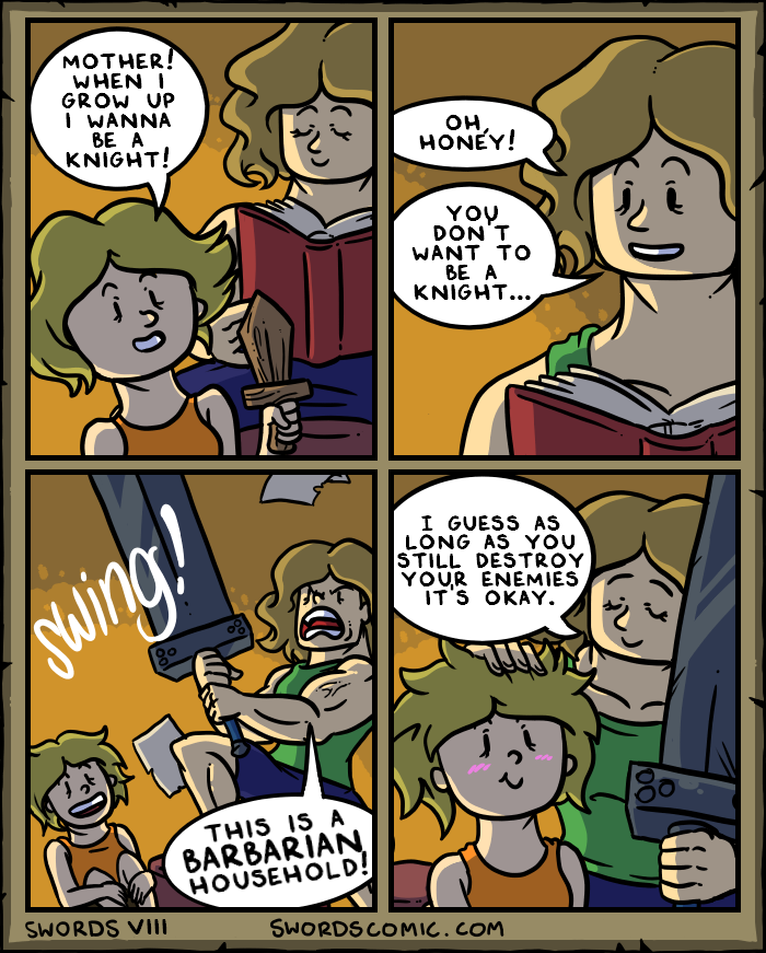 SWORDS - Episode 9, Page 1: 008 ~ I Wanna Be A Knight