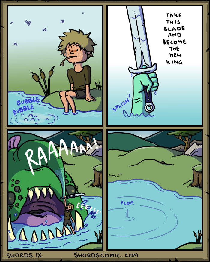SWORDS - Episode 10, Page 1: 009 ~ Take This Sword And Become The New King