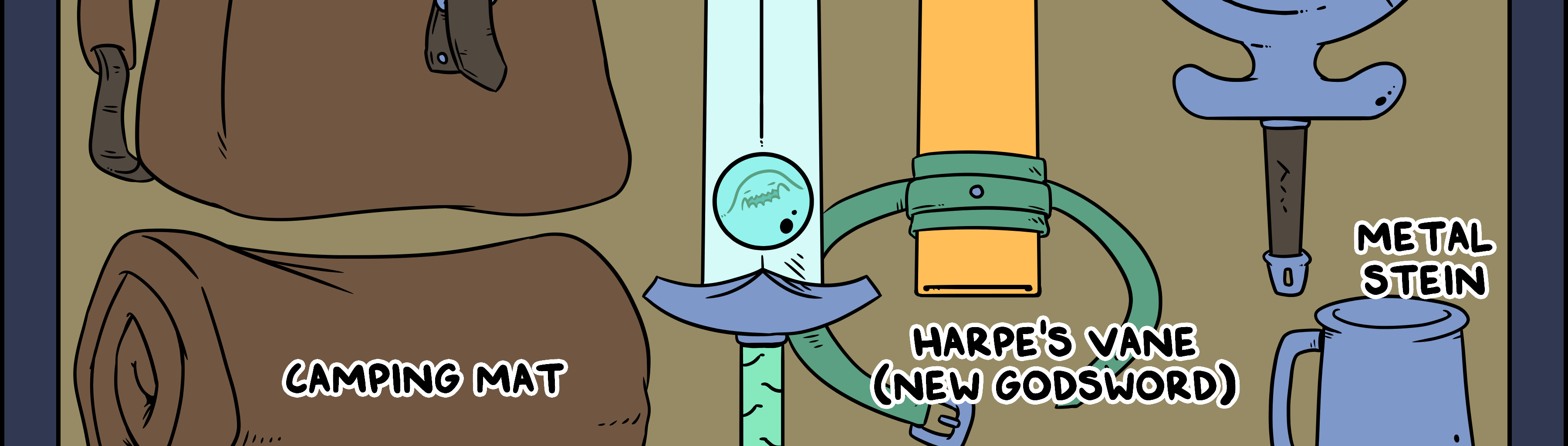 SWORDS - Episode 839, Page 1: 836 ~ Harpe's Inventory