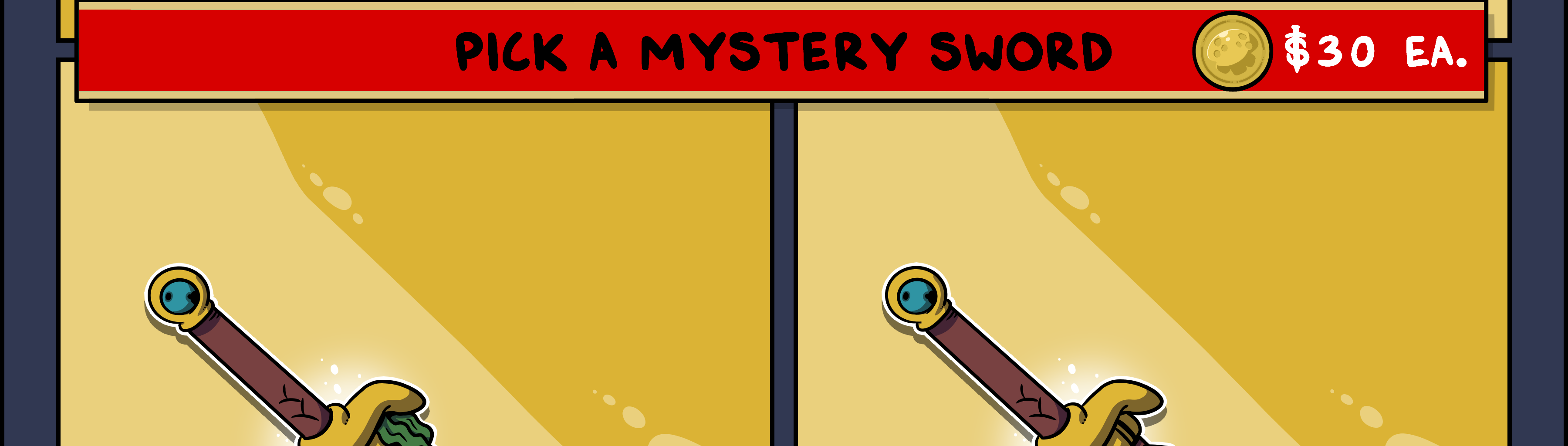 SWORDS - Episode 840, Page 1: 837 ~ Choose Your Mystery Sword II