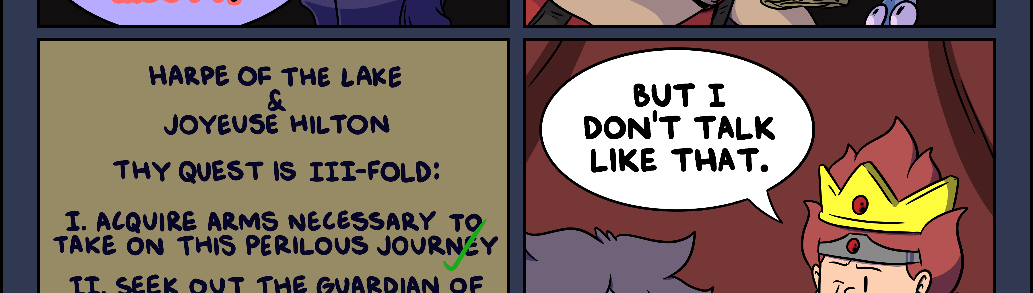 SWORDS - Episode 842, Page 1: 839 ~ The Kings Quest