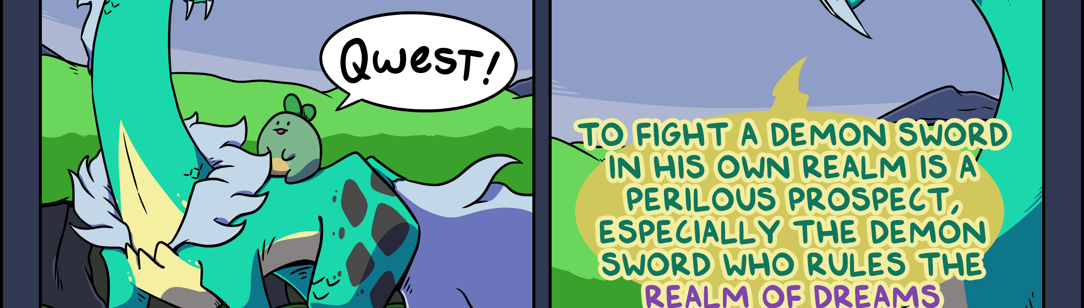 SWORDS - Episode 844, Page 1: 841 ~ Qwestioning the Questing Beast