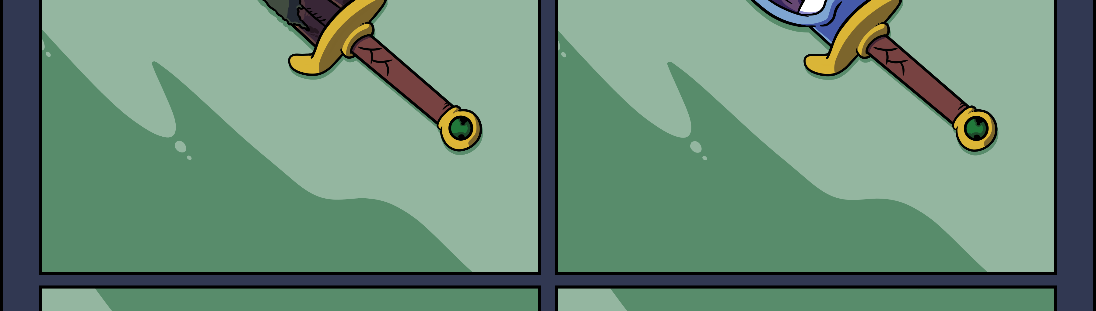 SWORDS - Episode 850, Page 1: 847 ~ Choose Your Mystery Sword III