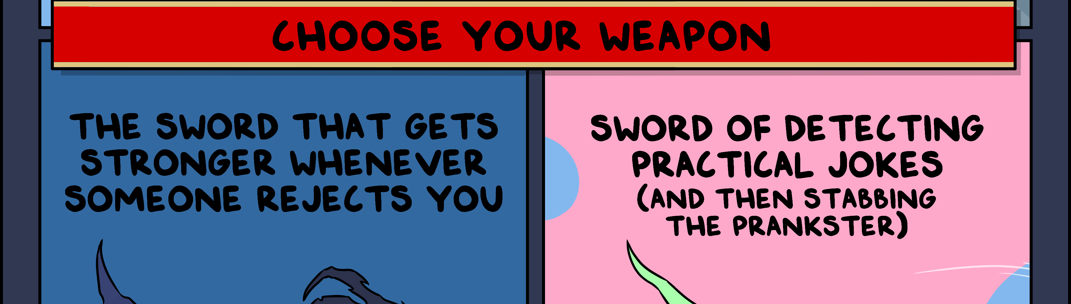 SWORDS - Episode 860, Page 1: 857 ~ Choose Your Weapon IV