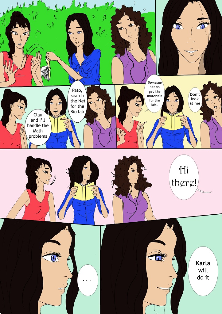 M9 Girls! - Episode 1, Page 8: S1 E1. Tangents