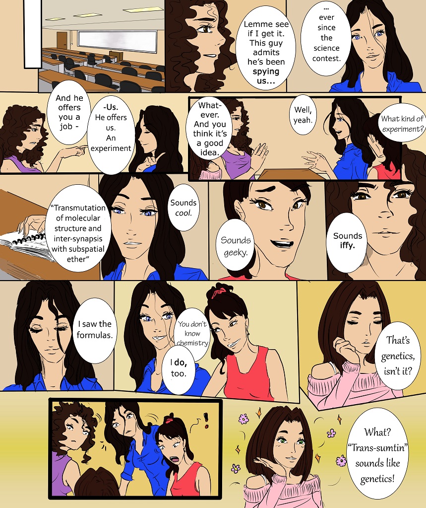 M9 Girls! - Episode 1, Page 12: S1 E1. Tangents