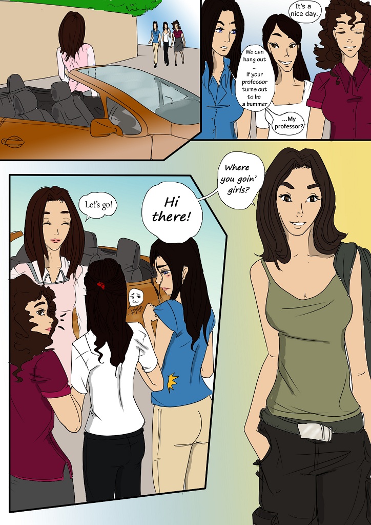 M9 Girls! - Episode 1, Page 16: S1 E1. Tangents