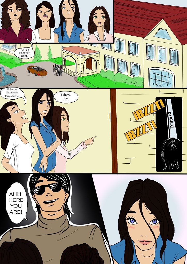 M9 Girls! - Episode 1, Page 19: S1 E1. Tangents
