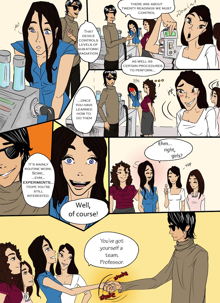 M9 Girls! - Episode 1, Page 21: S1 E1. Tangents