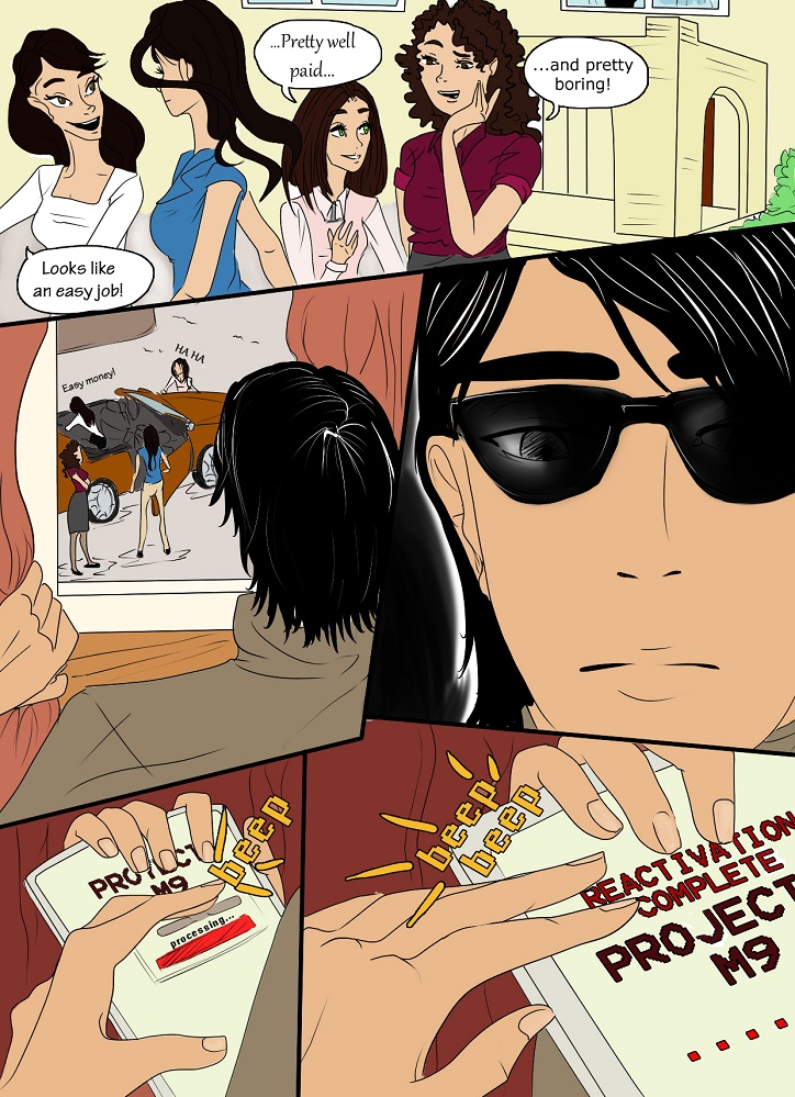 M9 Girls! - Episode 1, Page 22: S1 E1. Tangents