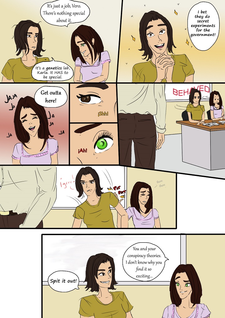 M9 Girls! - Episode 2, Page 4: S1 E2. Genesis
