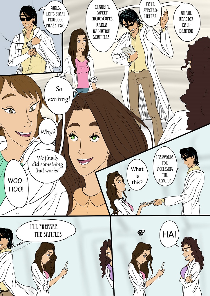 M9 Girls! - Episode 2, Page 14: S1 E2. Genesis