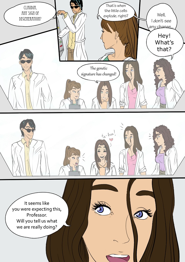 M9 Girls! - Episode 2, Page 17: S1 E2. Genesis