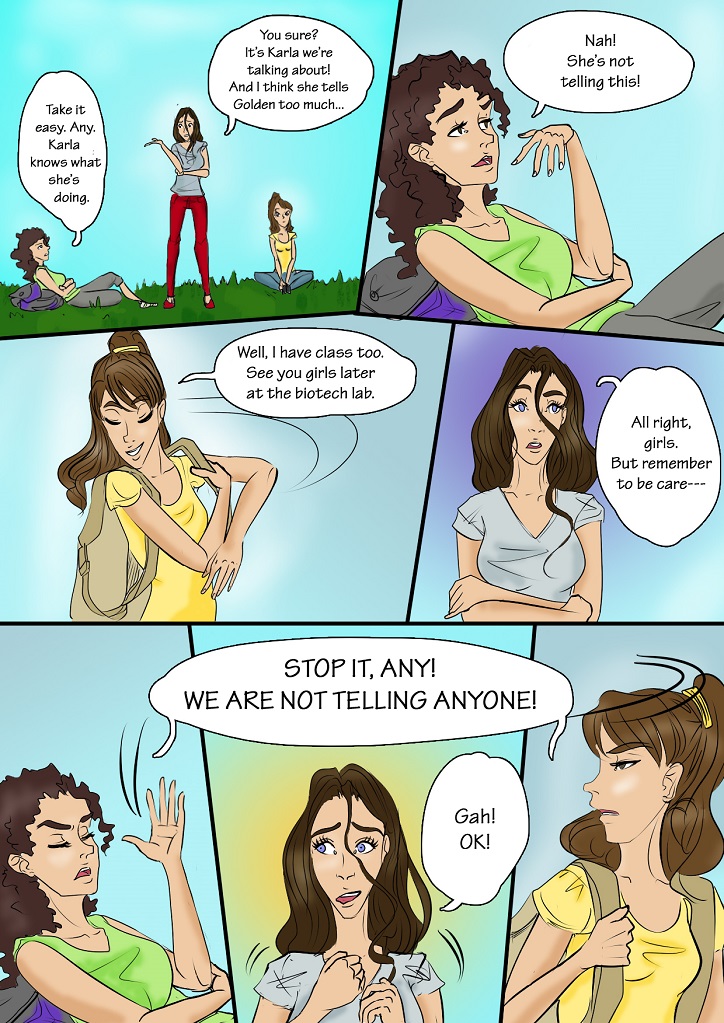 M9 Girls! - Episode 5, Page 17: S1 E4. Lessons