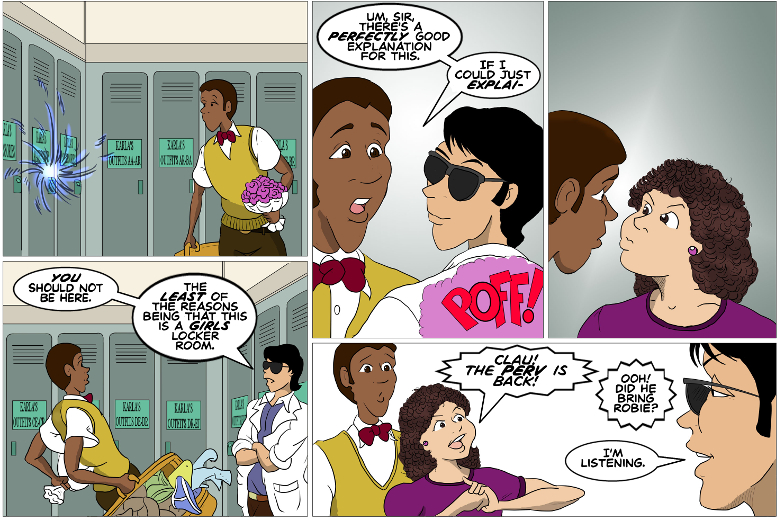 M9 Girls! - Episode 6, Page 5: The Amazing Groovy Kinda crossover