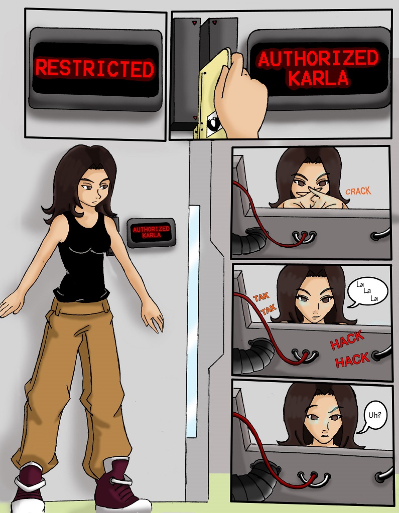 M9 Girls! - Episode 8, Page 3: S1 E5. Allegiances