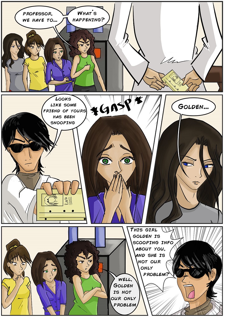 M9 Girls! - Episode 8, Page 12: S1 E5. Allegiances