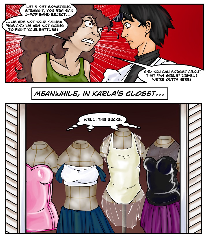 M9 Girls! - Episode 12, Page 2: Guest comics 2015