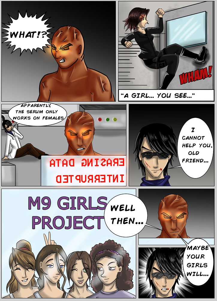 M9 Girls! - Episode 16, Page 18: S1 E7. Collisions
