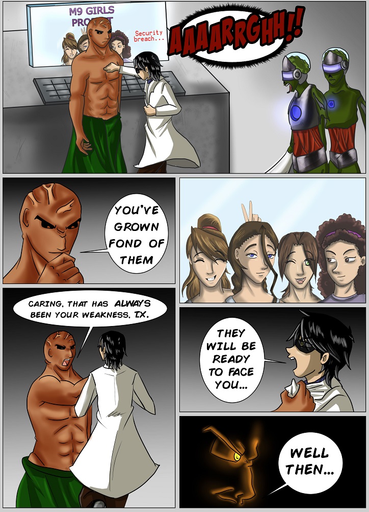 M9 Girls! - Episode 16, Page 19: S1 E7. Collisions