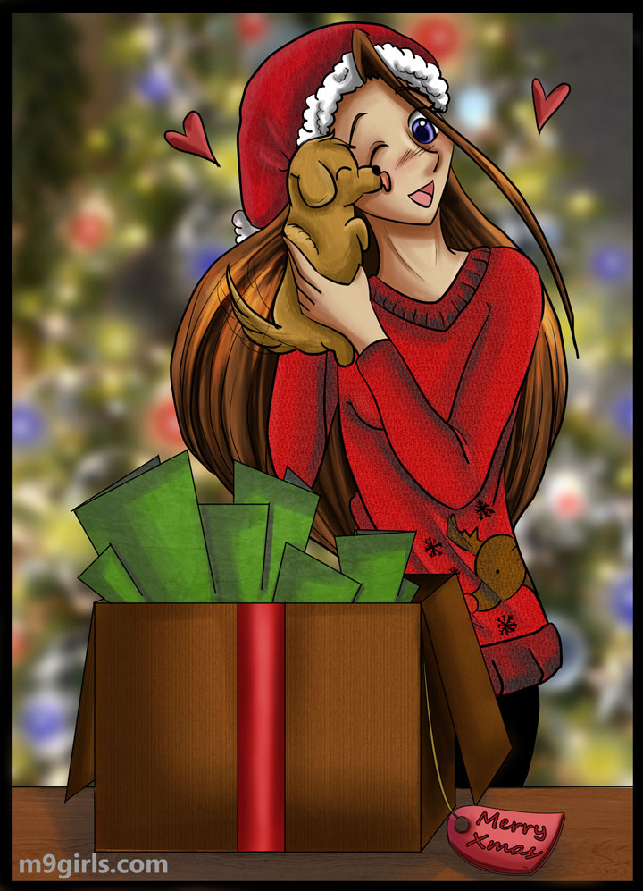 M9 Girls! - Episode 18, Page 1: Christmas 2016