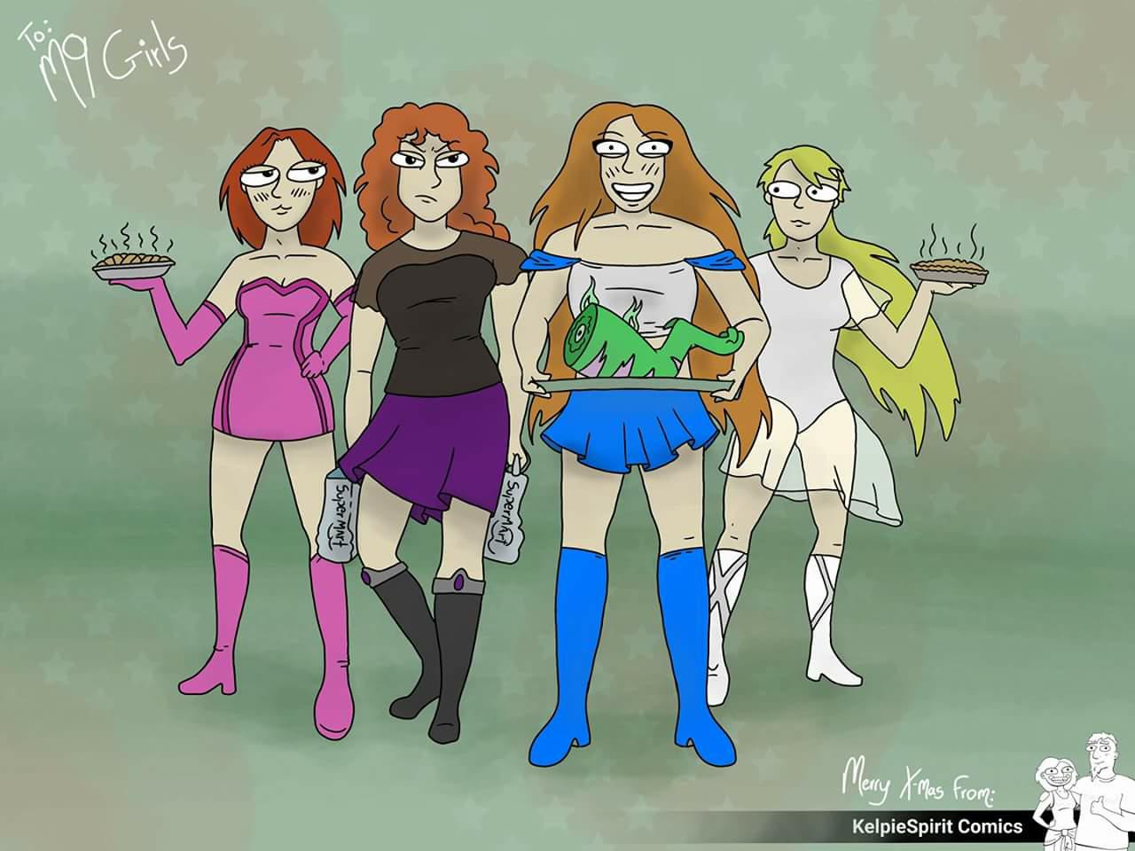 M9 Girls! - Episode 23, Page 1: 2017 Holiday Exchange