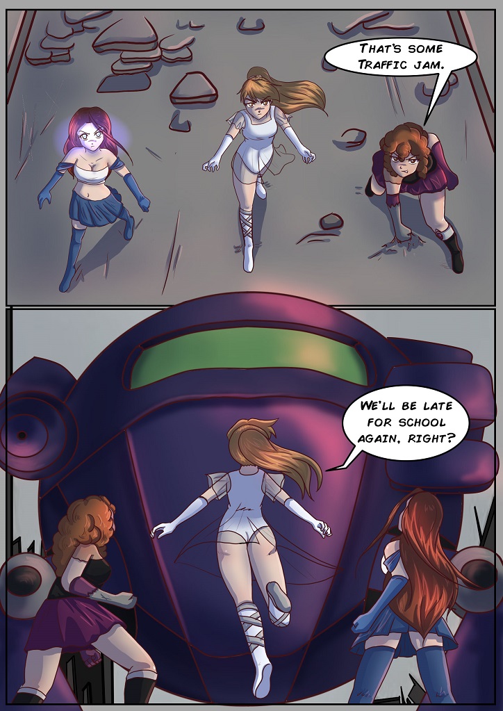 M9 Girls! - Episode 32, Page 2: S2 E1. Dogonne Days