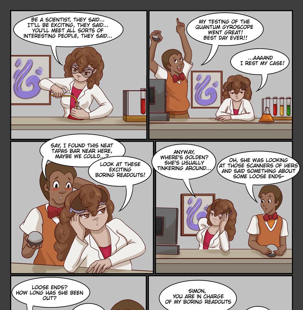 M9 Girls! - Episode 43, Page 1: Work Colleagues