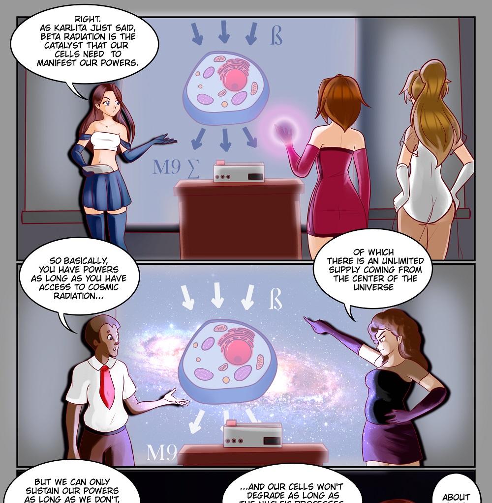 M9 Girls! - Episode 63, Page 1: A fine balance