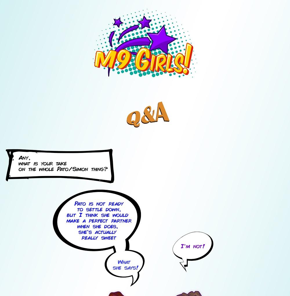 M9 Girls! - Episode 70, Page 1: Ask us anything!