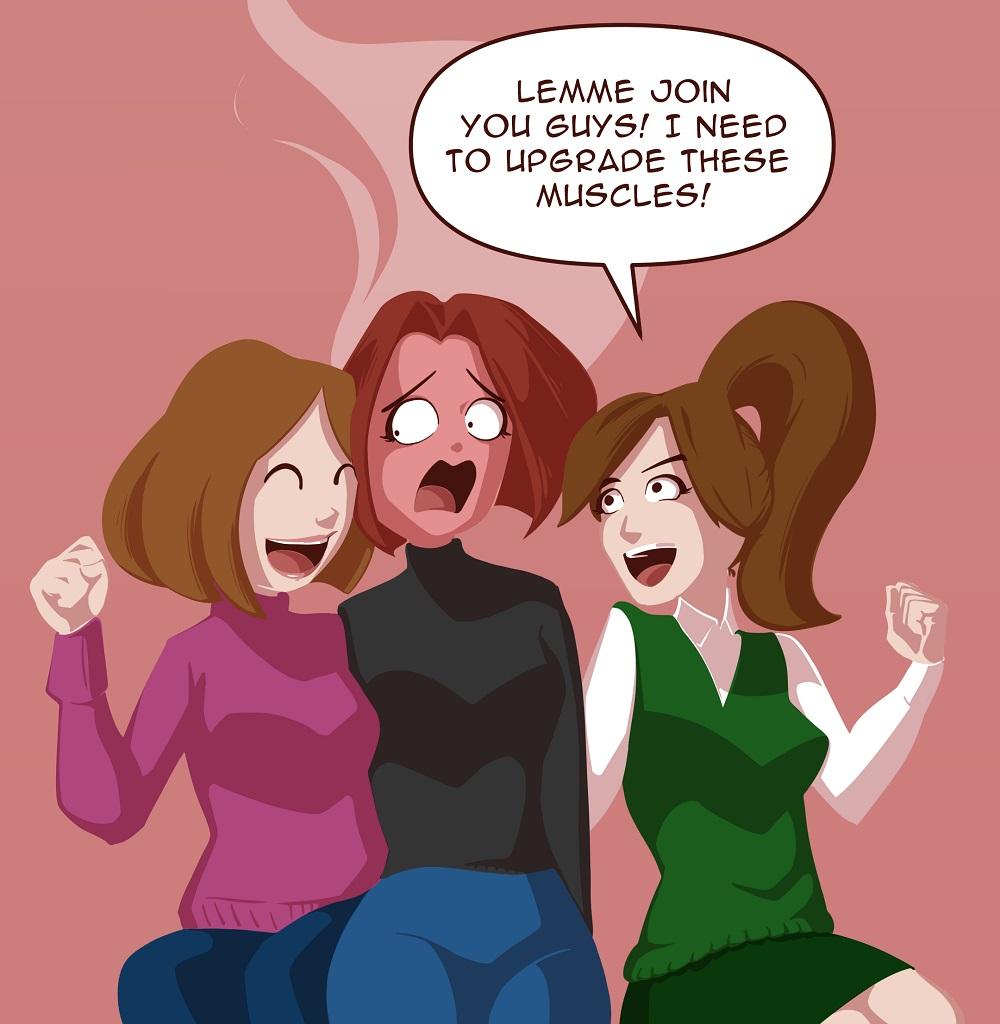 M9 Girls! - Episode 78, Page 1: New Year's resolutions