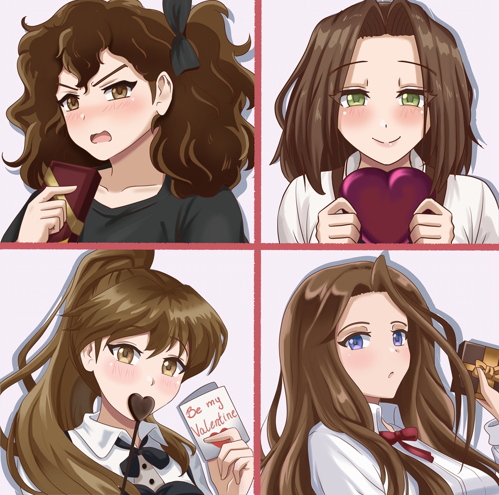 M9 Girls! - Episode 110, Page 1: Happy Valentine's