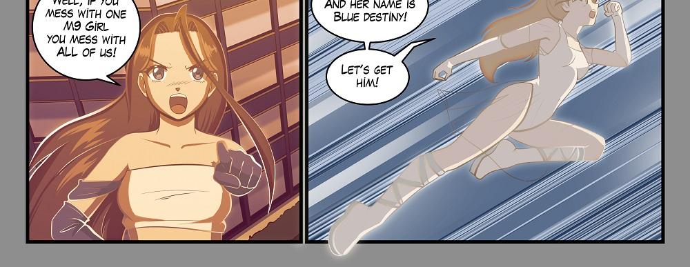 M9 Girls! - Episode 111, Page 1: Punchcard Villain