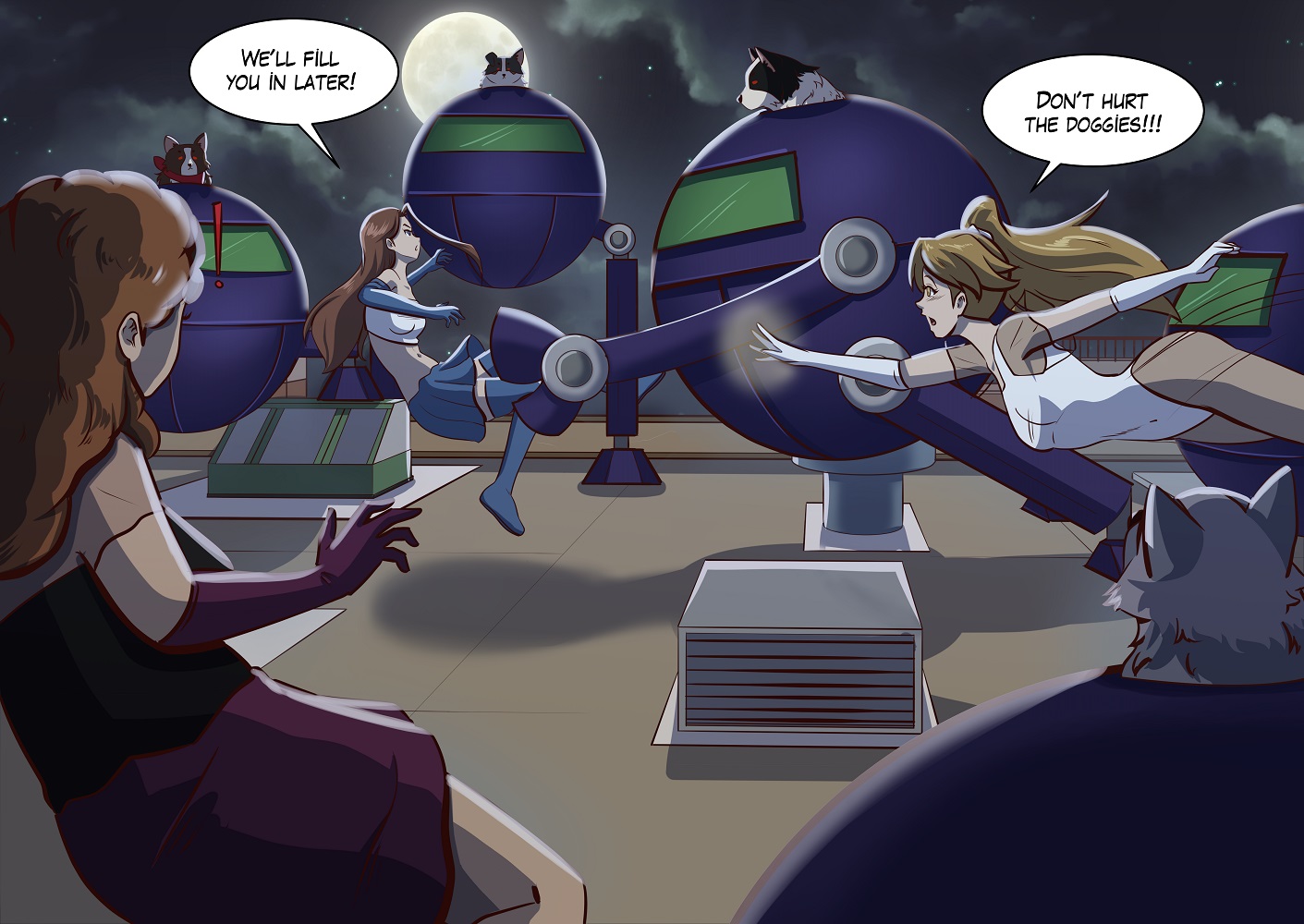 M9 Girls! - Episode 115, Page 5: Chapter 9: Metropolitan Blues
