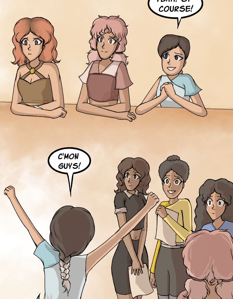 Light Rising - Episode 12, Page 4: Pretty Girls Page 37,38,39&40