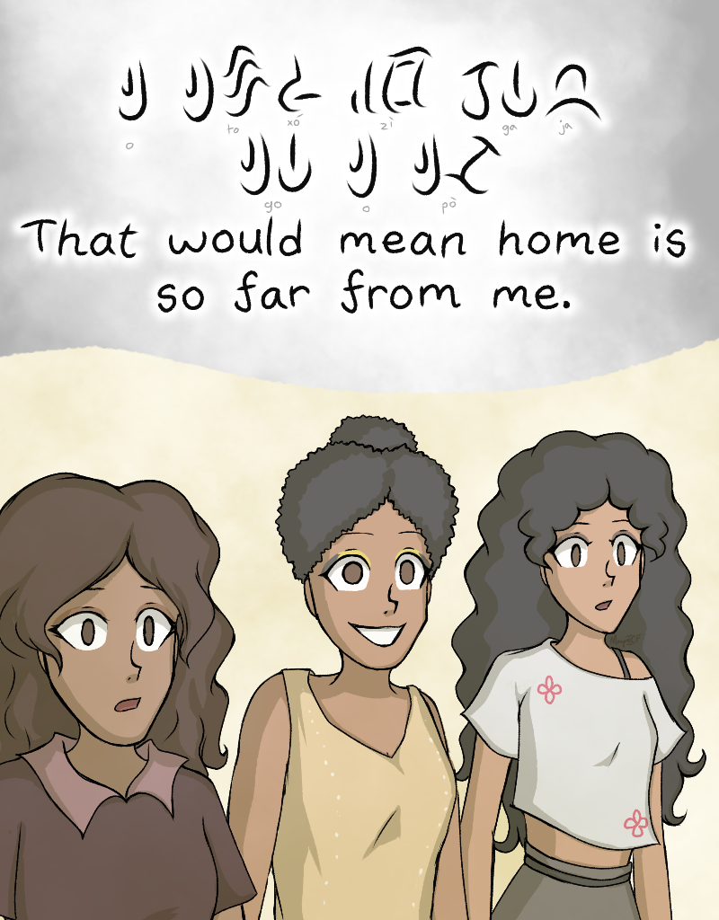 Light Rising - Episode 16, Page 3: Stuck Together Pages 47,48,49&50